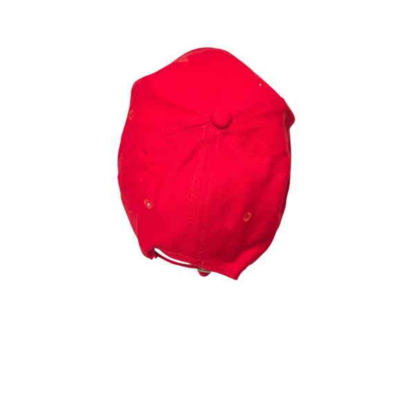 Bubba Gump Shrimp Co Red Adjustable Baseball Cap Embroidered Logo Adult Unisex - Picture 6 of 8